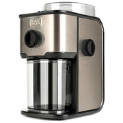 Black+decker BXCG151E Macinacaffe' Elettrico 150W Serbatoio 200g 14 Livelli di Macinatura 12 Tazze colore Inox