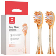 Oclean 04.04.1102 Easy Clean Testine di Ricambio per Spazzolino Elettrico 2 pz colore Arancione