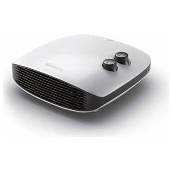 Olimpia Splendid 99240 Termoventilatore Caldo Radiale 1800W 2 livelli termostato oscillazione automatica colore Nero Bianco