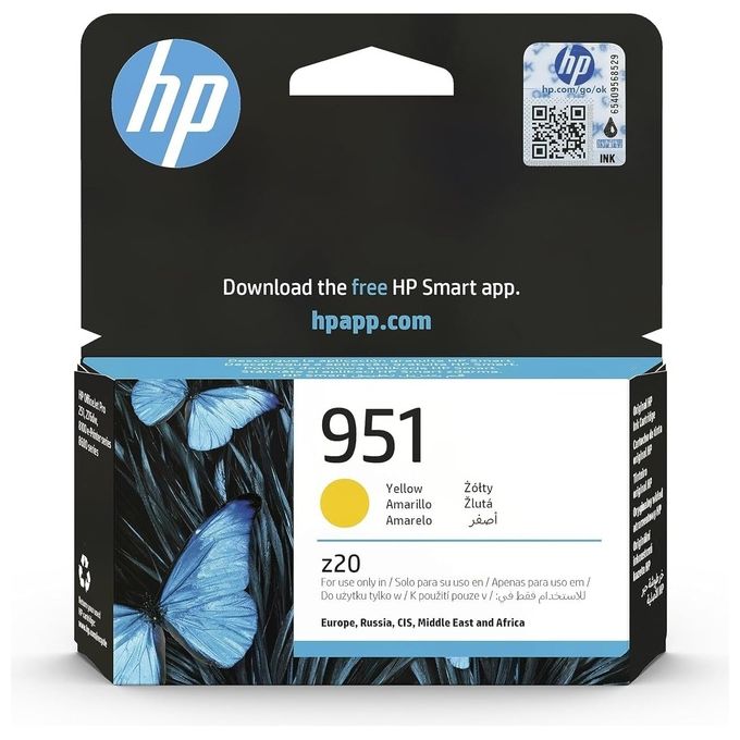 HP CN052AE Cartuccia Originale 700 Pagine colore Giallo