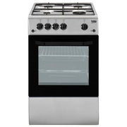 Beko CSG42011FS Cucina a Gas 4 Fuochi Forno a Gas 54 L 50x50x85 cm colore Argento