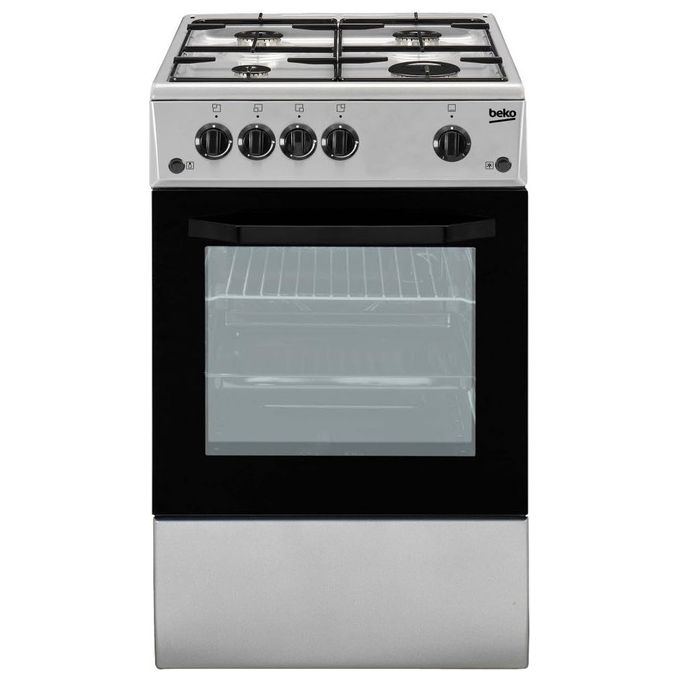 Beko CSG42011FS Cucina a Gas 4 Fuochi Forno a Gas 54 L 50x50x85 cm colore Argento