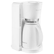 Rowenta CT3801 Adagio Thermo Macchina da caffe' Filtro 1,25 L 850 W Spegnimento Automatico Tasto Antigoccia Piastra Riscaldata colore Bianco