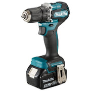 Makita DDF487RTJ Trapano avvitatore a batteria 18V 40 Nm 2 velocita' con 2 batterie 5.0 Ah e caricatore rapido colore Nero