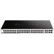 D-Link DGS-1210-52-E Serie DGS-1210 Switch Gestito L2 48 Porte Gigabit 4 Porte SFP Combo Montaggio Rack 1U colore Nero