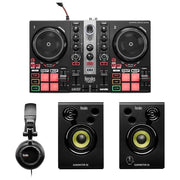 Hercules 4780900 DJLearning Kit MK2 Mixer DVS Digital Vinyl System 2 Piatti Crossfader Equalizzatore colore Nero
