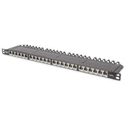 Digitus pannello patch 24 porte cat6a 0,5 unita' schermato
