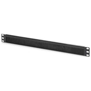 Digitus pannello di chiusura armadio rack con foro entrata cavi protetto da spazzola colore nero 1u
