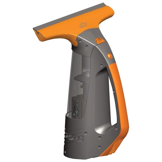 DCG DR2800 - KIT_ lavavetri portatile, serbatoio rimovibile da 150 ml, aspirazione continua 12-15 ml-min, autonomia 30 min (ricarica 3 h), resistente all'acqua, include flacone spray detergente e panno in microfibra, ideale per vetri, auto e grandi superf