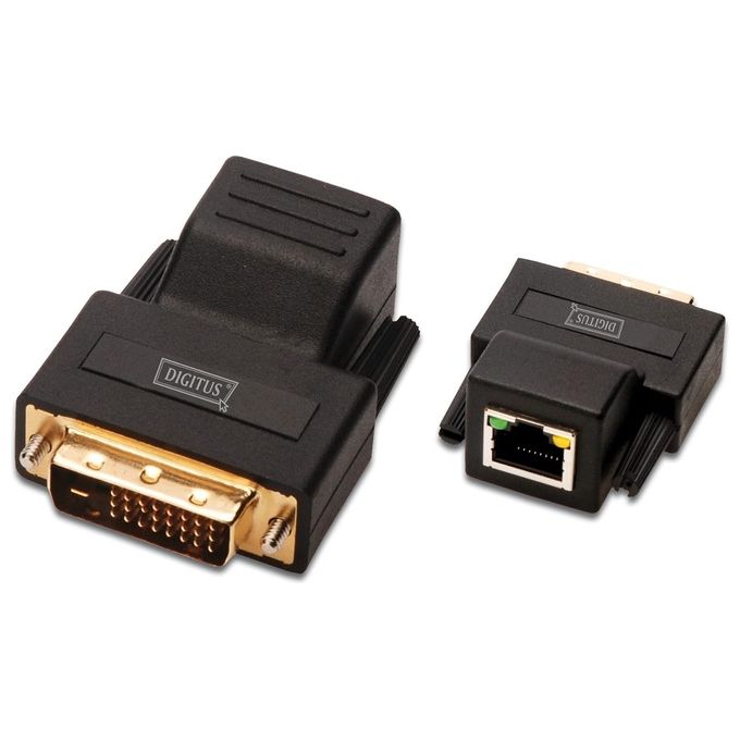 Digitus estensore linea dvi con cavo cat 5e fino a 70 metri