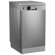 Beko DVS05024X Lavastoviglie Slim Libera Installazione 10 coperti Classe E 49 dB 5 programmi (85x45x60 cm) colore Inox