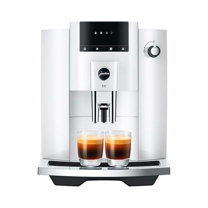 Jura E4 Piano White Macchina da caffe' Automatica 1,9 L 15 bar 1450 W Macinacaffe' Aroma Professional Wi-Fi colore Bianco