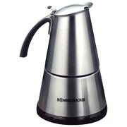 Rommelsbacher EKO 364-E Boccale per Moka Elettrico 4 Tazze Acciaio Inossidabile
