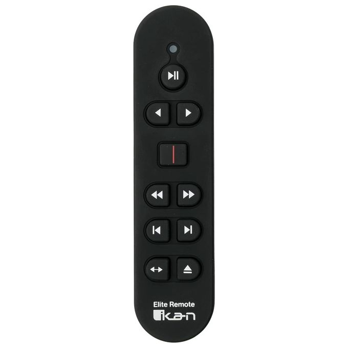 Ikan ELITE-REMOTE Telecomando Bluetooth per Teleprompter per iPad e Android con 9 Pulsanti Silenziosi e Puntatore Laser colore Nero