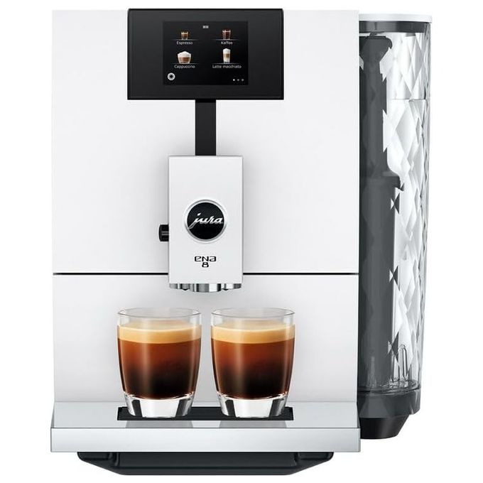 Jura ENA 8 Full Nordic White Macchina da caffe' Automatica 1,1 L 15 bar 1450 W 15 Specialita' Macinacaffe' P.A.G. Display Touch colore Bianco