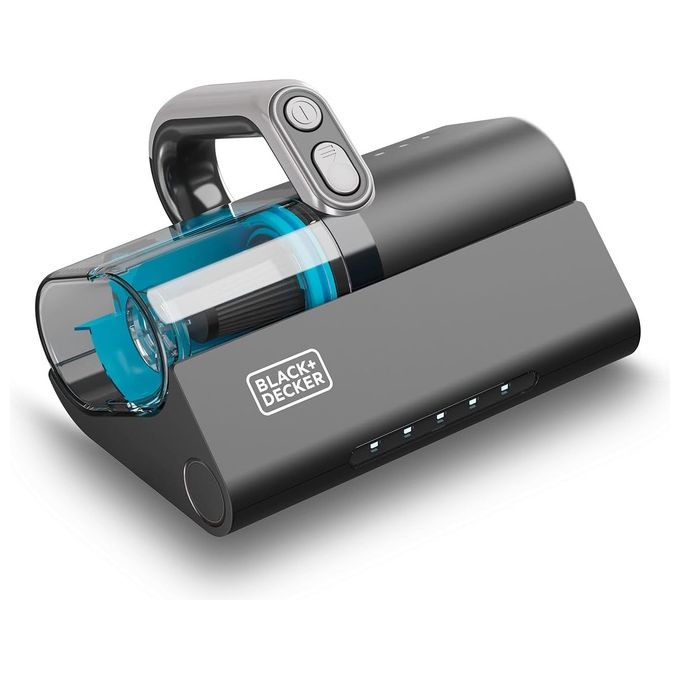 Black+decker BXMC400E Aspirapolvere Portatile Ciclonica 0.4 L 400W Filtro HEPA Luce UV Antibatterica Spazzola Motorizzata colore Nero