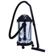 Domo Aspiratutto DOMO RAC INOX LT.30 W1000 Aspirapolvere Fusto in Acciaio Inox 30 L 1000 W per Solidi e Liquidi colore Acciaio
