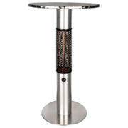NIKLAS F539095 Sole di Mezzanotte Termotavolo a Infrarossi 1500 W 5100 BTU diametro 60 cm altezza 110 cm colore Nero