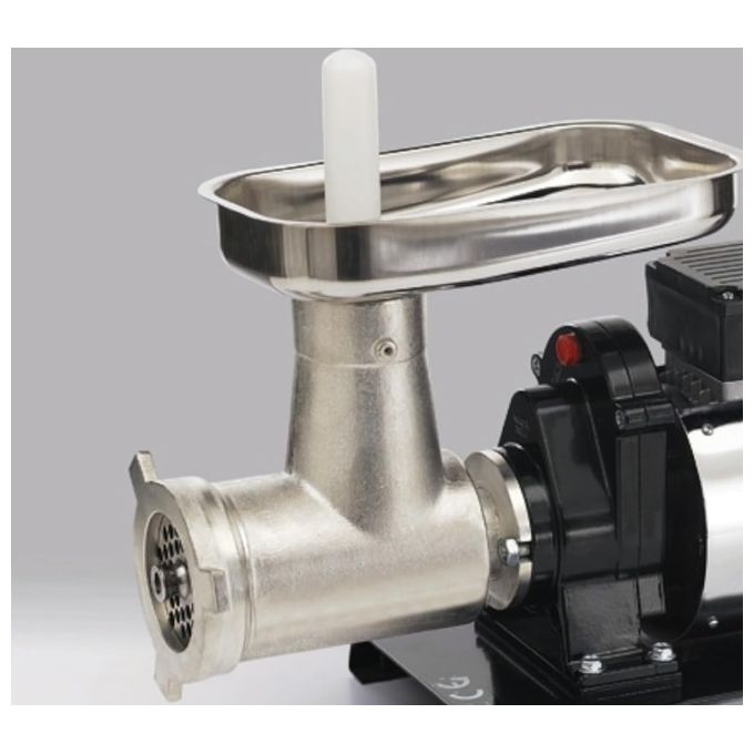 Reber 8800NC Accessorio Tritacarne N22 Collo Corto Piastra Acciaio Inox AISI 304 Coltello Autoaffilante Ghisa Stagnata 600W 1200W Made in Italy