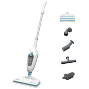 Black and Decker FSMH13E5 Lavapavimenti a Vapore Steam Mop 5 in 1 1300 W 380 ml colore Bianco Blu