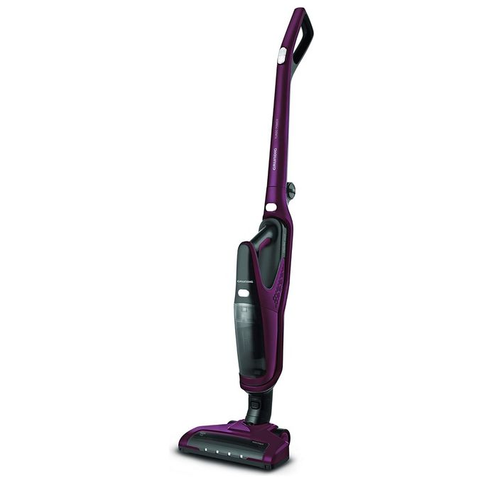 Grundig VCH 9930 Scopa Elettrica 2-in-1 0,5 Litri Nero-Bacca