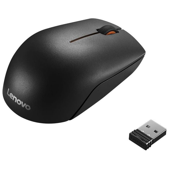 Lenovo GX30K79401 Mouse Wireless Laser Ambidestro RF 1000 DPI 3 Tasti Compatto colore Nero