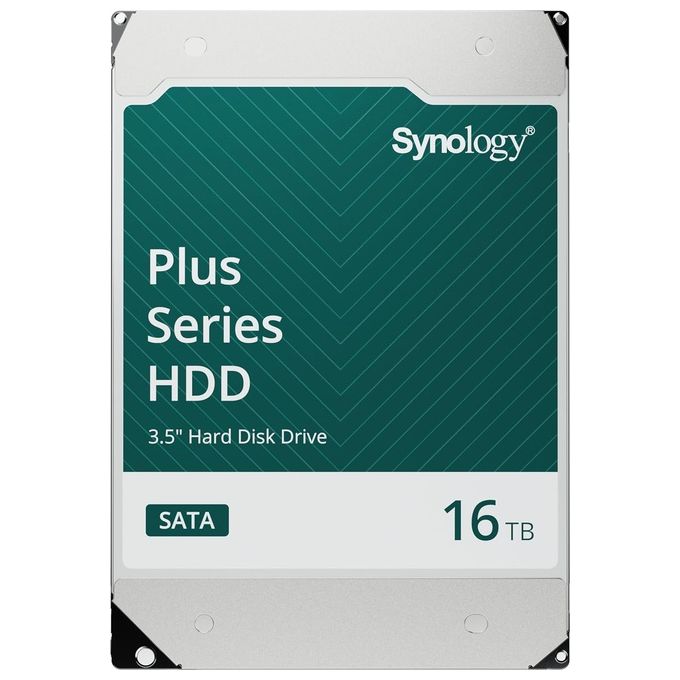 Synology HAT3310-16T Disco Rigido Interno NAS 3.5'' 16TB SATA III 7200rpm Buffer 256MB Funzionamento 24-7