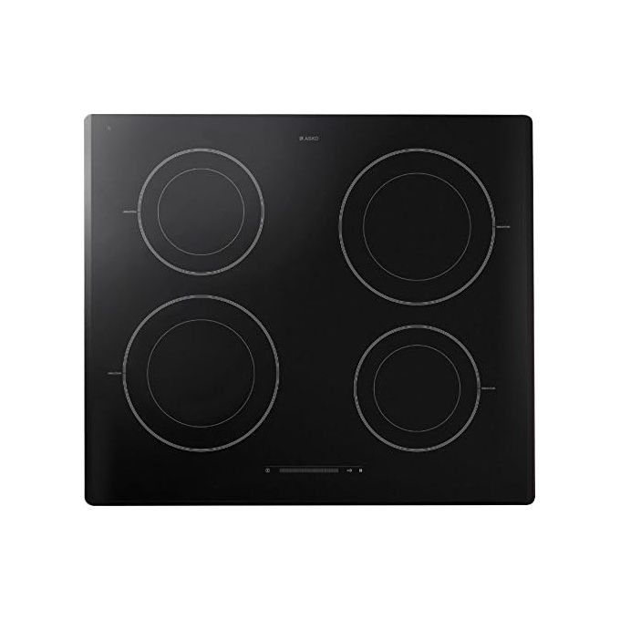 ASKO HI 16111 G Piano Cottura a Induzione 4 Zone 9 Livelli di potenza PowerBoost Sistema anti surriscaldamento 60 cm Glass Nero