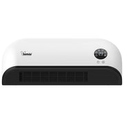 Bimar HP093 Termoventilatore PTC a Parete Ceramica 2000 W 2 Livelli Telecomando Timer 12h IP22 colore Bianco