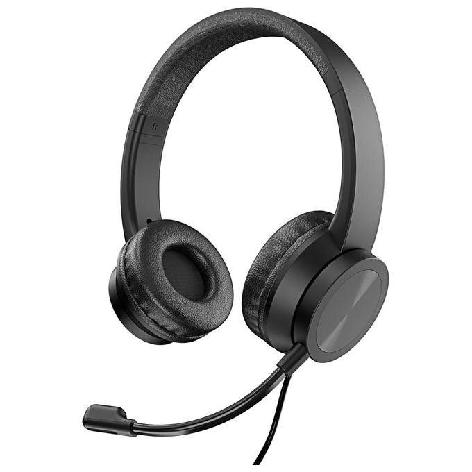 VulTech Cuffie con Microfono con Archetto Regolabile con Filo Usb