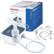 Beurer IH 16 - Aerosol a pistone velocita' di nebulizzazione 03 ml-min ampolla a capacita' standard accessori inclusi rumorosita' contenuta uso familiare (adulto e pediatrico) alimentazione a rete colore Bianco