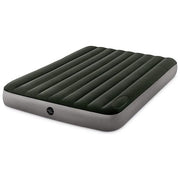 Intex 64763E Downy Materasso Gonfiabile Matrimoniale Fiber-Tech 152x203x25 cm 272 Kg Pompa a Pedale colore Verde