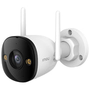 Imou IPC-S3EP-3M0WE Telecamera di Sicurezza Bullet da Esterno 3MP 2K Wi-Fi 6 Visione Notturna Full Color Rilevamento Persone Sirena IP67 colore Bianco