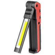 Velamp IR439 Kubrik Lampada da Lavoro Ricaricabile COB 5W Torcia LED 3W 2000mAh Braccio 270° Magnetica