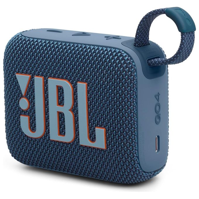 JBL JBLGO4BLU Go 4 Altoparlante Bluetooth Portatile 4.2 W IP67 Waterproof Bluetooth 5.3 Autonomia 7 h colore Blu