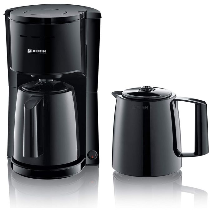 Severin KA 9307 Macchina da caffe' con filtro Capacita' 8 tazze Potenza 1000 W Spegnimento automatico colore Nero