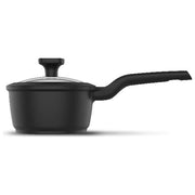Taurus KCK3018 Great Moments Casseruola in Alluminio Pressofuso 18 cm con Rivestimento Antiaderente Legend Force 6 Strati e Coperchio Silicone adatta a Tutti i Piani Cottura incluso Induzione colore Nero