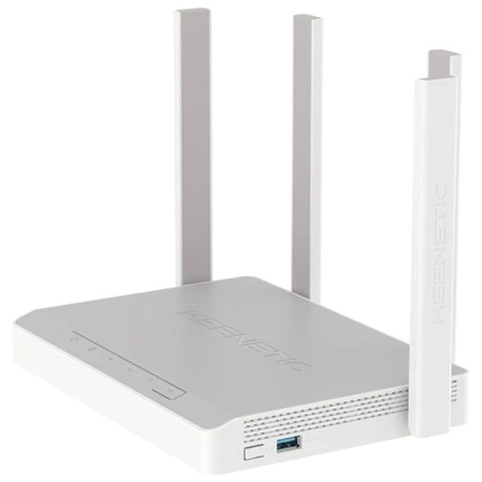 Keenetic KN-3610-01EN Hopper DSL Modem Router Wi-Fi 6 AX1800 Dual Band VDSL2 ADSL2+ 4 Porte Gigabit USB 3.0 Mesh VPN colore Bianco