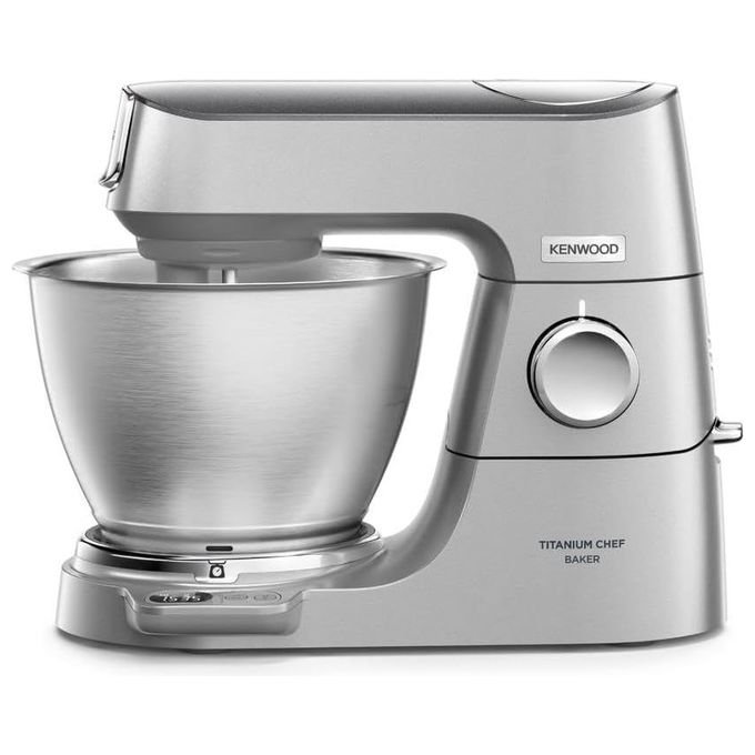 Kenwood KVC65.001SI Titanium Chef Baker Impastatrice Planetaria 1200W 5L Bilancia Integrata 6 Velocita' colore Argento