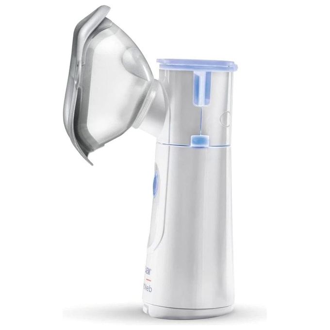 Flaem MF32E00 LightNeb Aerosol Nebulizzatore Portatile VMT Silenzioso Mascherine Soft Touch Made in Italy colore Bianco