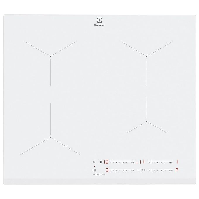 Electrolux LIL61443BW Serie 500 Piano cottura a Induzione da Incasso 60 cm 4 zone Direct Access Slider Touch colore Bianco