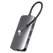 Link LKDOCK5P Docking Station USB-C 6 in 1 HDMI 4K 3 porte USB 3.0 RJ45 Gigabit Power Delivery 100W colore Grigio grafite