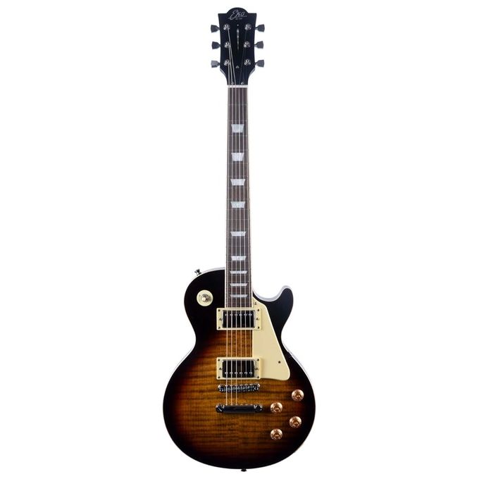EKO LS-300 Serie Tribute 300 Chitarra Elettrica Single-Cut Humbucker HH Ponte Tune-O-Matic 22 Tasti colore Honey Burst