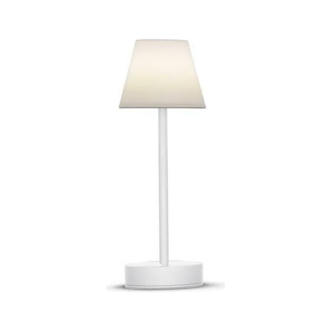 NewGarden LUMLLS030BXWLNW Lola Slim 30 Lampada da Tavolo LED con Batteria Ricaricabile Touch IP44 per Interni ed Esterni colore Bianco