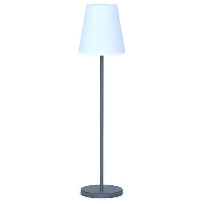New Garden 28119407-F63F-4929-9A7A-EE33214FD5FC Lola Slim Piantana LED RGBW 4 5 W 600 lm Autonomia 4 20 Ore Telecomando Integrato Solare IP65 colore Antracite