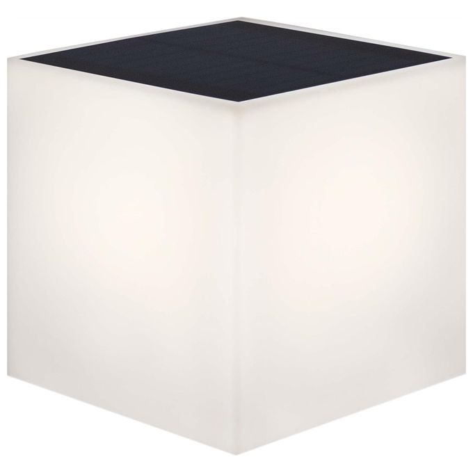 Newgarden Wally Applique da Parete Solare LED 5W 500 Lm IP65 Sensore Crepuscolare e Movimento 12x12x12 cm colore Bianco