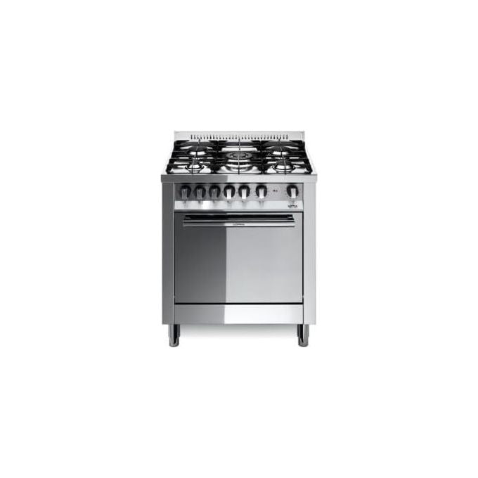Lofra M76GV-C Cucina a Gas con Forno a Gas Ventilato 5 Fuochi Classe energetica A 70x60 cm Acciaio Inox Lucidato