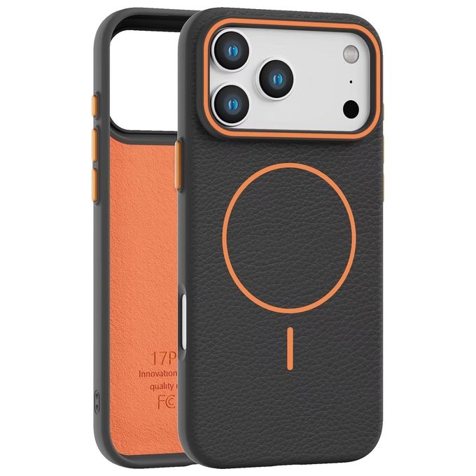 Celly Custodia Magsafe per iPhone 17 Nera in Policarbonato
