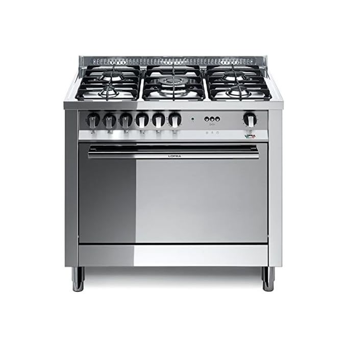 Lofra MG96GV-C Cucina 90x60Tuttoforno a gas Ventilato da 94lt 4 fuochi + tripla Corona Inox