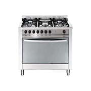 Lofra MG96MF-C Maxima Cucina Freestanding Piano Gas 5 Fuochi Forno Elettrico 95 L 9 Programmi Classe A (90x60x90 cm) colore Acciaio Inox